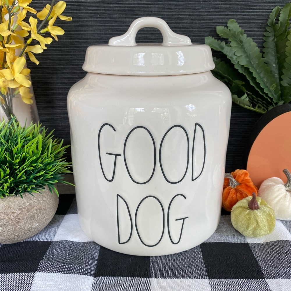 Rae Dunn Large Good Dog Canister